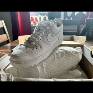 Brand New Air Force Ones Worn Once Inside